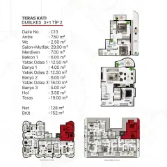 1+1 Apartment with Sea View in Kargıcak, Alanya · Photo 58