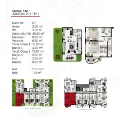 1+1 Apartment with Sea View in Kargıcak, Alanya · Photo 57