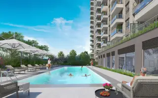 Квартира 1+1 в Малтепе, Джевизли, 87 м², 2026 года постройки · Фото 2