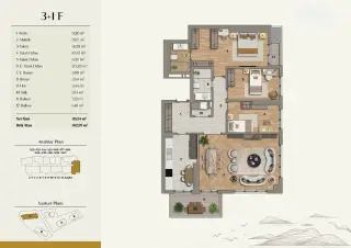 Квартира 1+1 в Малтепе, Джевизли, 87 м², 2026 года постройки · Фото 21