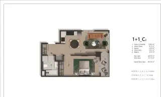 1+1 Apartment with Sea and City Views in İstiklal, Beyoğlu · Photo 19