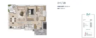 2+1 Apartment with Sea View in Çengelköy, Üsküdar · Photo 16