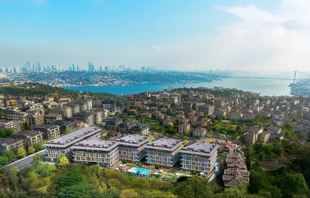2+1 Apartment with Sea View in Çengelköy, Üsküdar