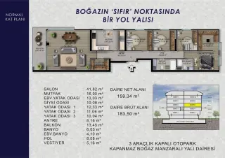 Üsküdar Salacak 4+1 Deniz Manzaralı Daire · Fotoğraf 5