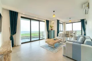Lefke Gaziveren'de Deniz ve Doğa Manzaralı 1+1 Daire · Fotoğraf 16
