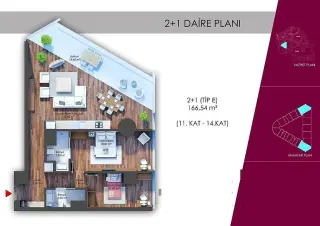 Sarıyer Huzur Mahallesi 1+1 Konforlu Daire · Fotoğraf 34