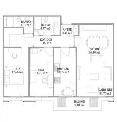 Maltepe Esenkent’te 2+1 Modern Daire · Fotoğraf 24