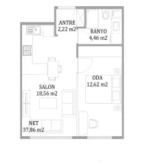 Maltepe Esenkent’te 2+1 Modern Daire · Fotoğraf 39